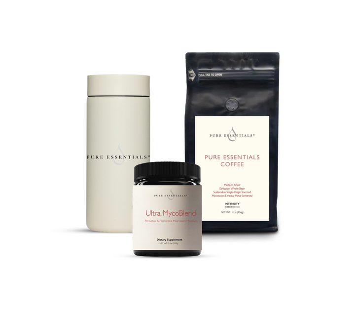 Pure Essentials Coffee, Ultra MycoBlend & Tumbler Kit